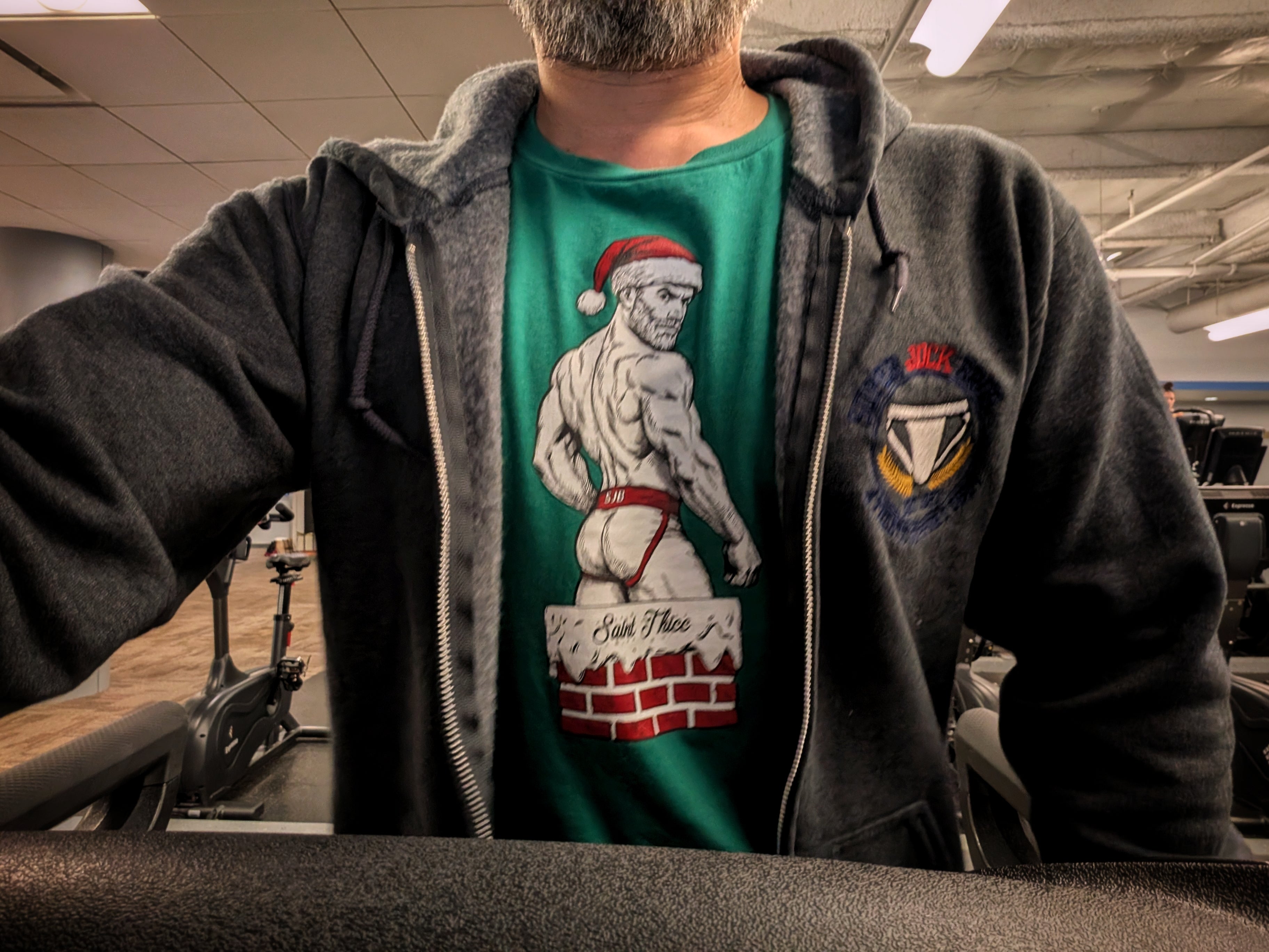 SUPER JOCK BROS. Premium Embroidered Heritage Hoodie | Heather Athletic Club Edition